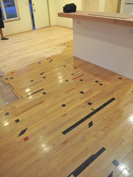 Recycle Maple Gym Wood Floor Install Refinish Bellingham WA Hoffmann